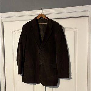 Elegant Dark Brown Men's Blazer